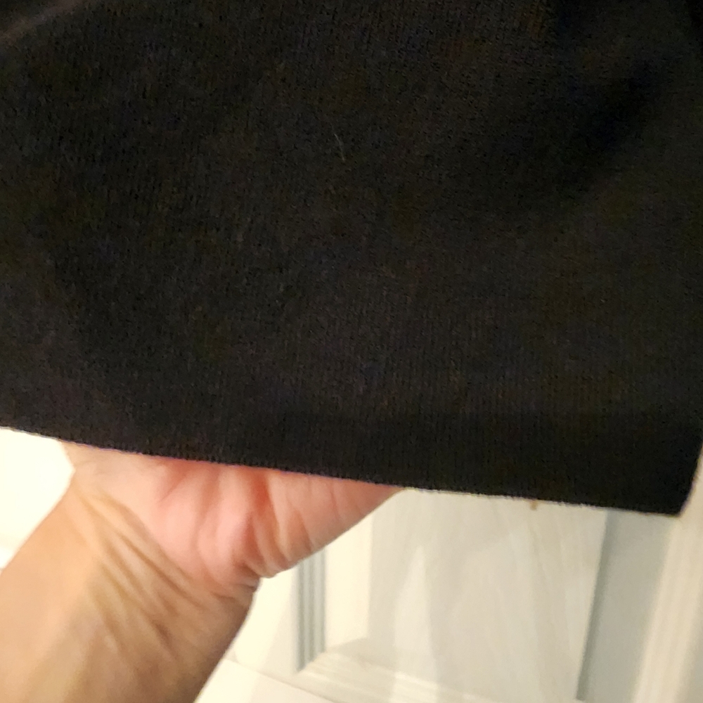 EILEEN FISHER Button Front Cardigan In Black Size O/S (MED) - Picture 9 of 10